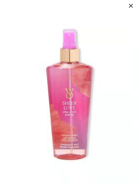 NEW Victoria's Secret Sheer Love Fragrance Mist Body Spray Cotton Lily 8.4 oz